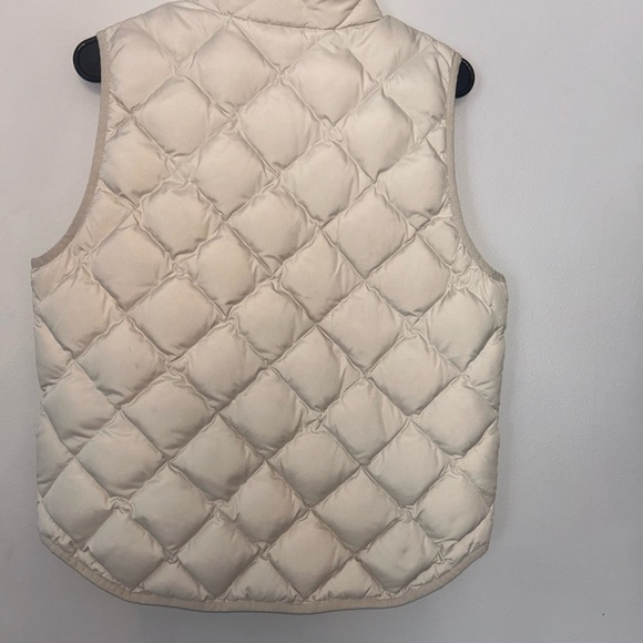 J. Crew Off-White Quilted Vest - Picture 2 of 3
